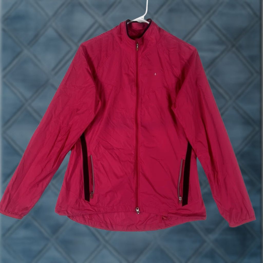 Nike Nike Golf Windbreaker Jacket Womens M Pink Lightweight Zip Full Packable Dri-Fit Size M / US 6-8 / IT 42-44 - 1 Thumbnail