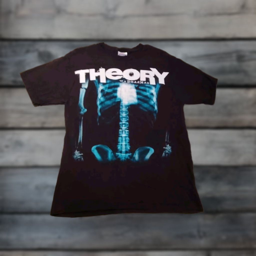 Hanes Theory Of A Deadman Band T-Shirt Graphic Print Black Medium Mens Size US M / EU 48-50 / 2 - 1 Thumbnail
