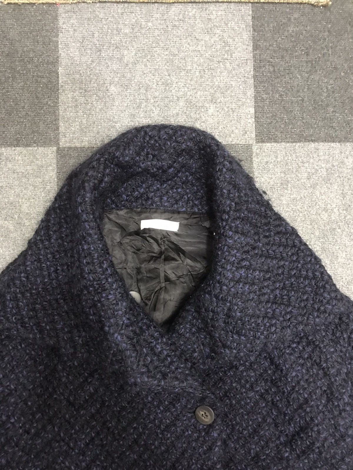 Designer × Japanese Brand × Tomorrowland Winter Very Rare KNOTat Two Tones Oversize Knitted Coat Size S / US 4 / IT 40 - 9 Thumbnail