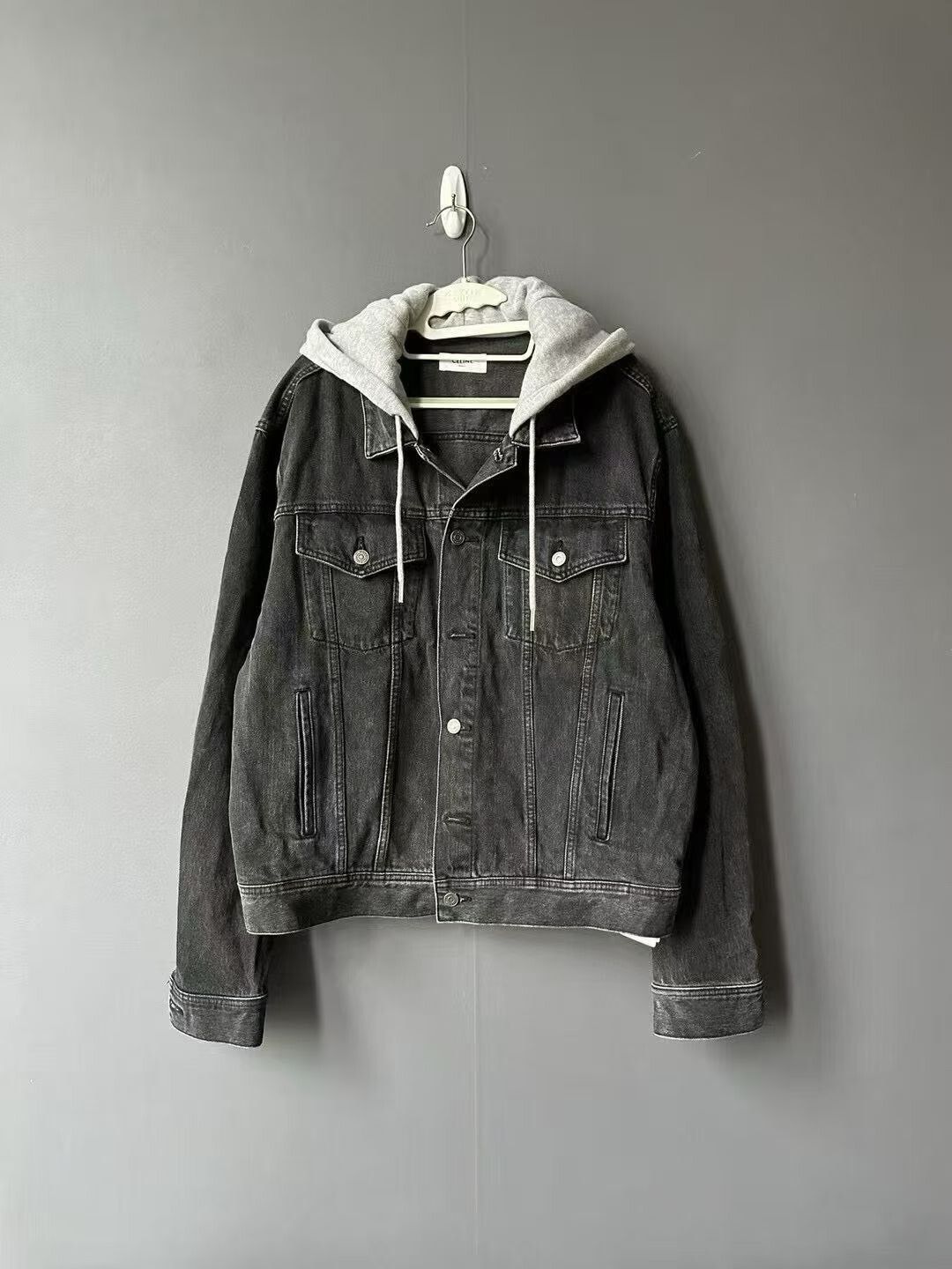 Celine Celine Hooded Denim Jacket Size US L / EU 52-54 / 3 - 1 Thumbnail