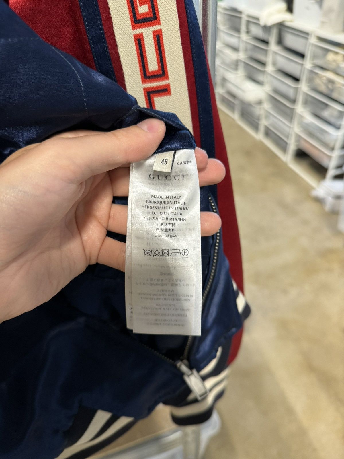 Gucci Gucci Logo Striped Varsity Jacket Rare 3000$ Size US M / EU 48-50 / 2 - 4 Thumbnail