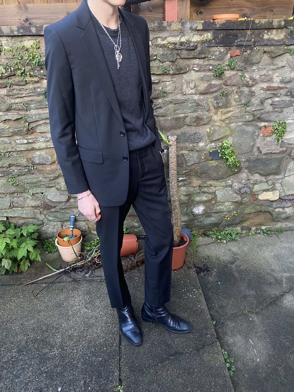 Dior Dior Homme two button slim suit Size 46R - 3 Thumbnail