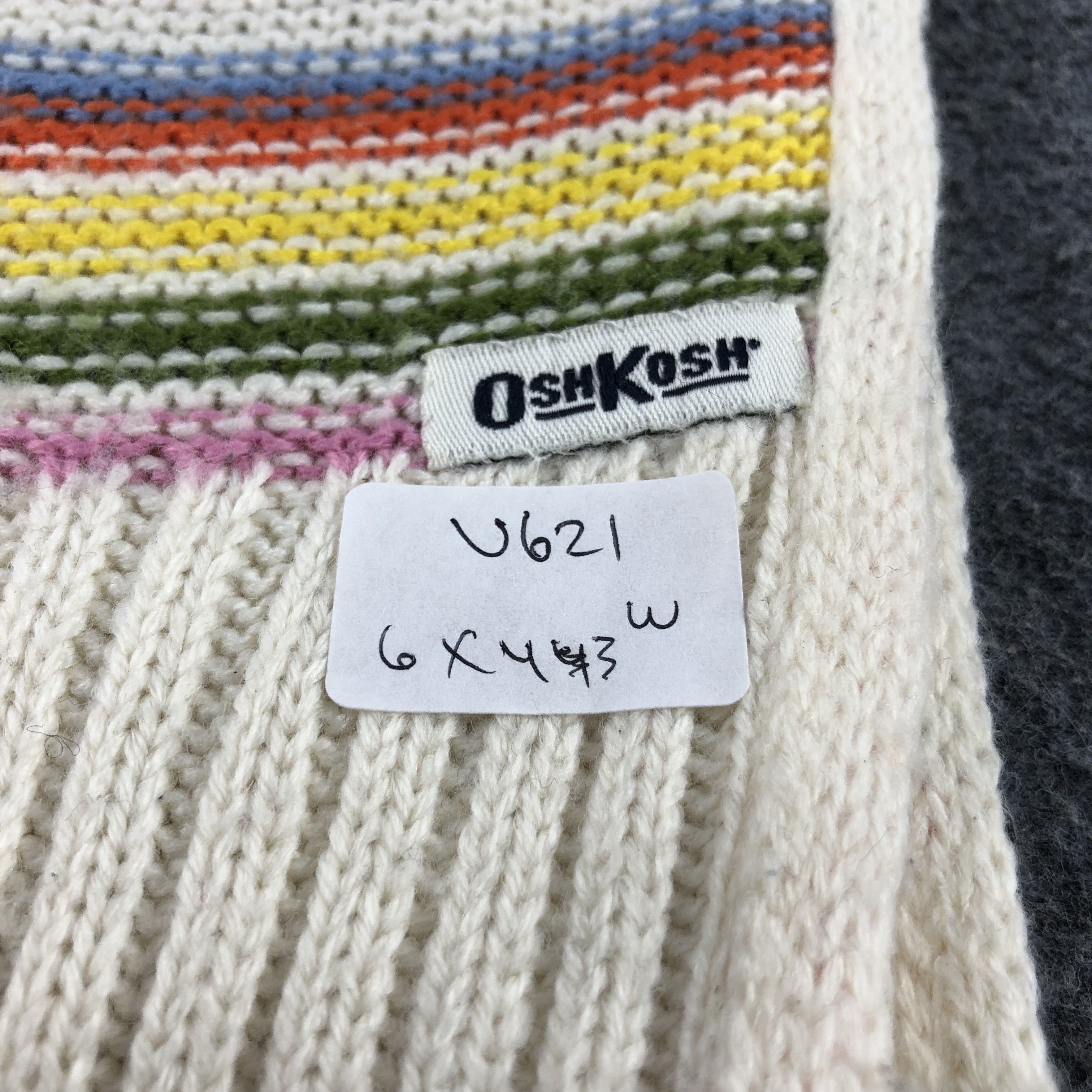 Oshkosh Oshkosh Wool Scarf Muffler V621 Size ONE SIZE - 9 Thumbnail