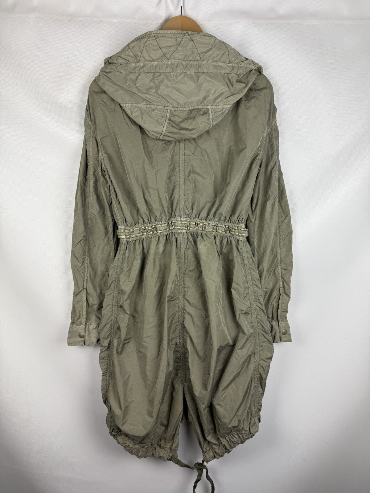 Diesel × Vintage Diesel Vintage Y2K Ladies Nylon Fishtail Hooded Parka Jacket Size M / US 6-8 / IT 42-44 - 10 Thumbnail