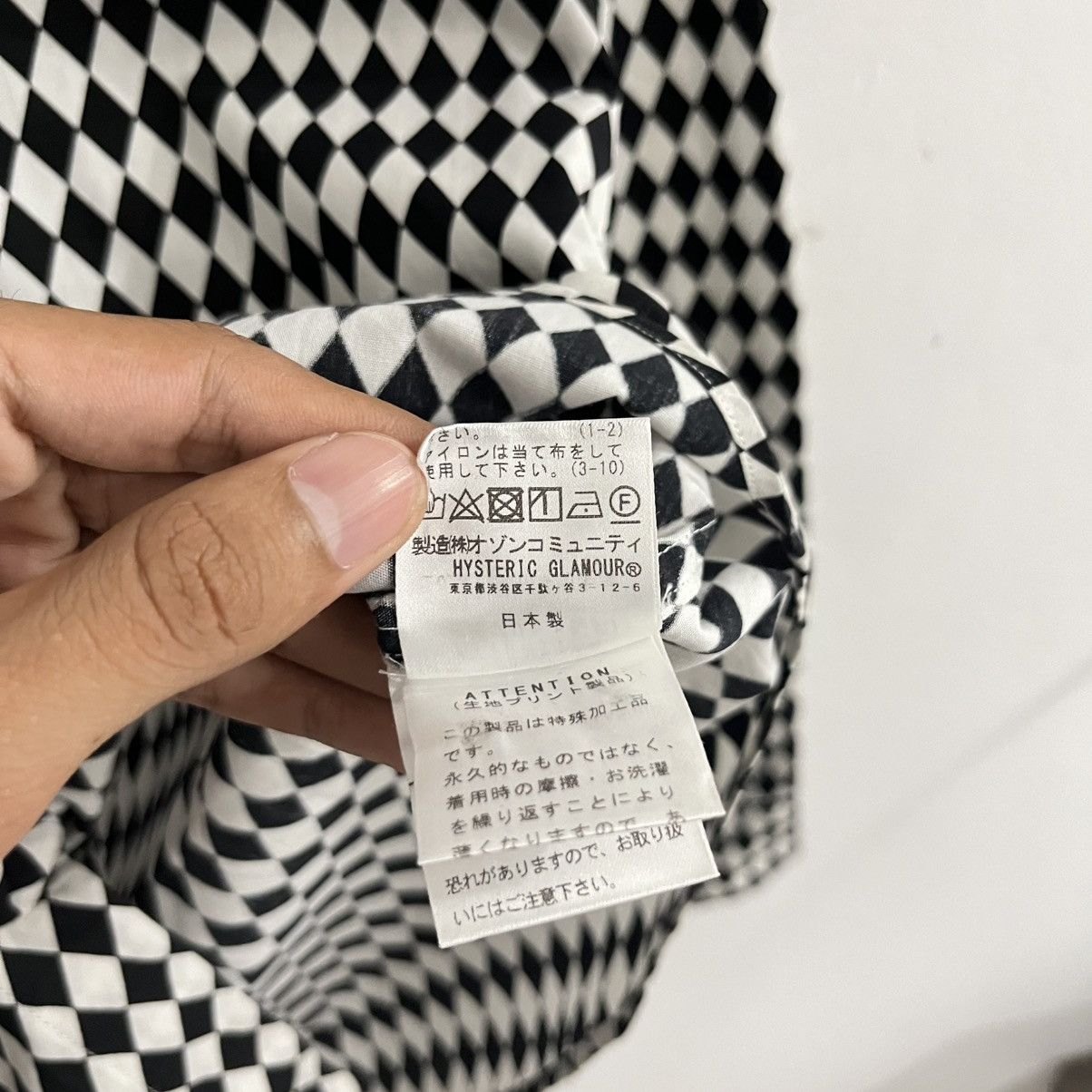 Hysteric Glamour Hysteric Glamour Diamond Checkerboard Button Up Shirt Size US S / EU 44-46 / 1 - 10 Thumbnail