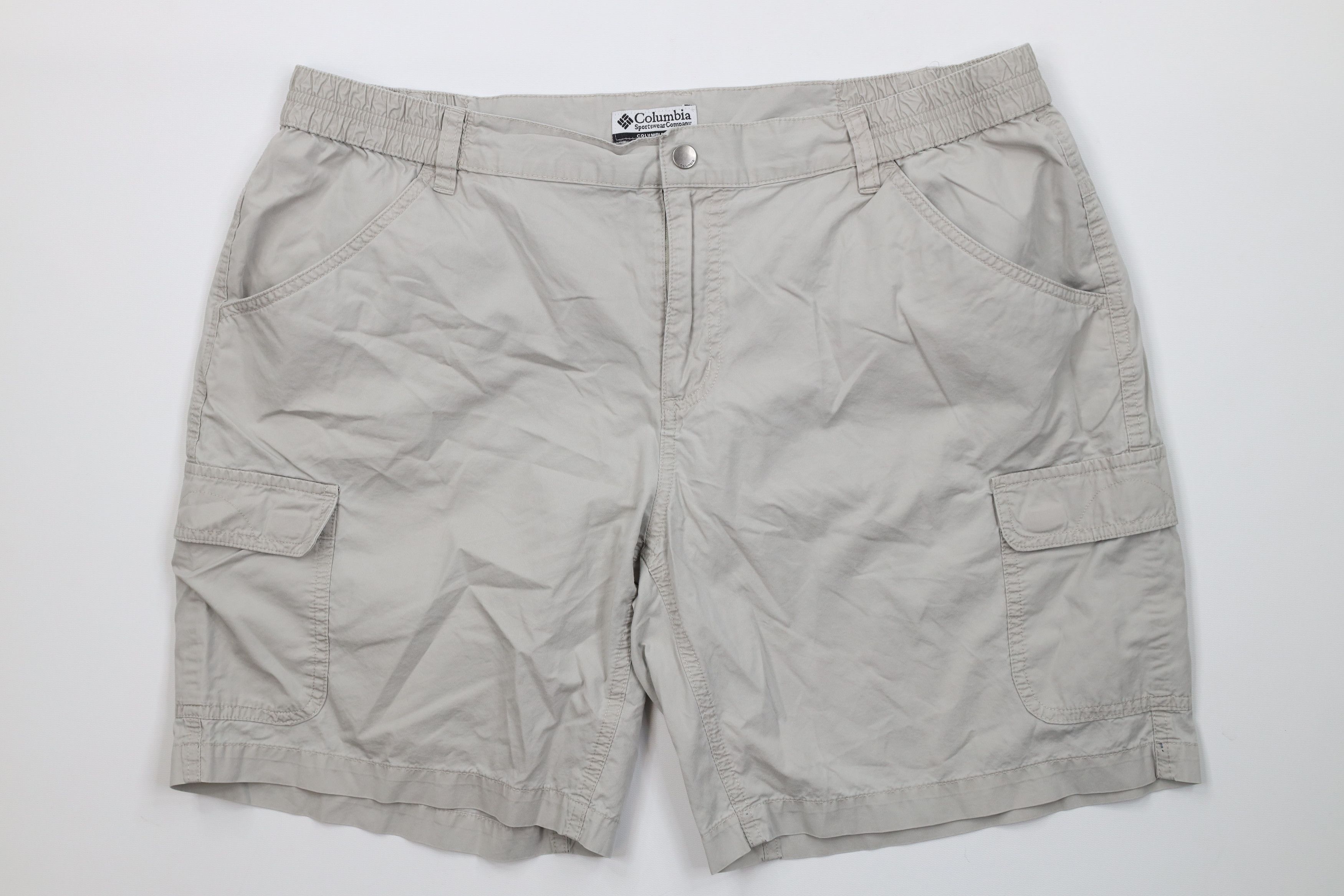 Columbia Vintage Y2K Columbia Spell Above Knee Trekking Cargo Shorts Size 38" / US 16 / IT 52 - 1 Thumbnail