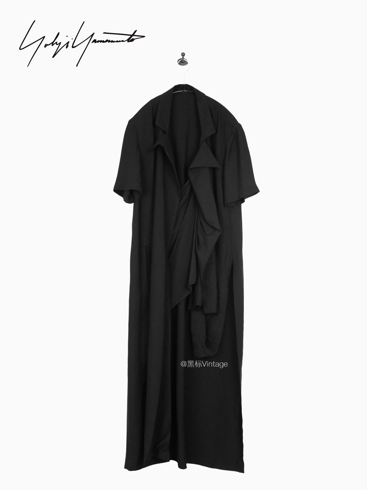 Yohji Yamamoto Yohji Yamamoto 22ss Vintage Asym Draped Dress Women Size XS / US 0-2 / IT 36-38 - 2 Thumbnail