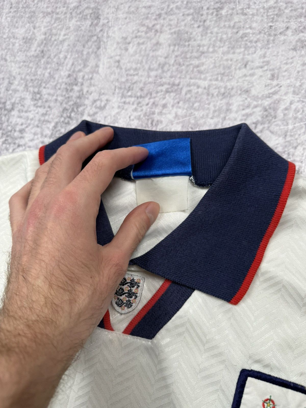 Umbro Vintage white Umbro England football jersey 1993-1995 Size US XL / EU 56 / 4 - 7 Thumbnail