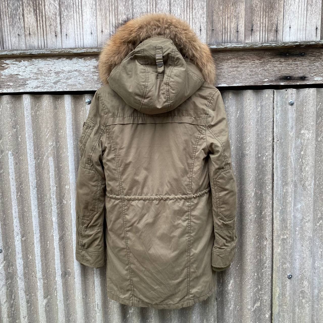 If Six Was Nine × MOUSSY Moussy Military Fur Raccoon Jacket Parka Size M / US 6-8 / IT 42-44 - 15 Thumbnail