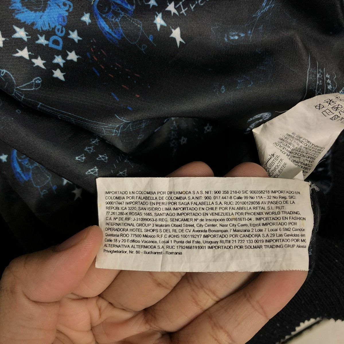 Japanese Brand 📌VINTAGE BOMBER DENIM JACKET INDIGO DESIGN DESIGUAL Size US S / EU 44-46 / 1 - 21 Thumbnail