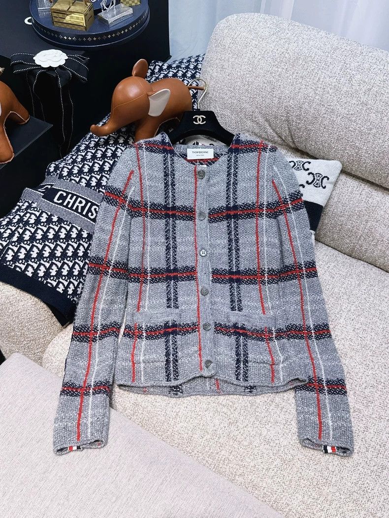 Thom Browne Thom Browne Long sleeve knit cardigan Size XS / US 0-2 / IT 36-38 - 1 Thumbnail
