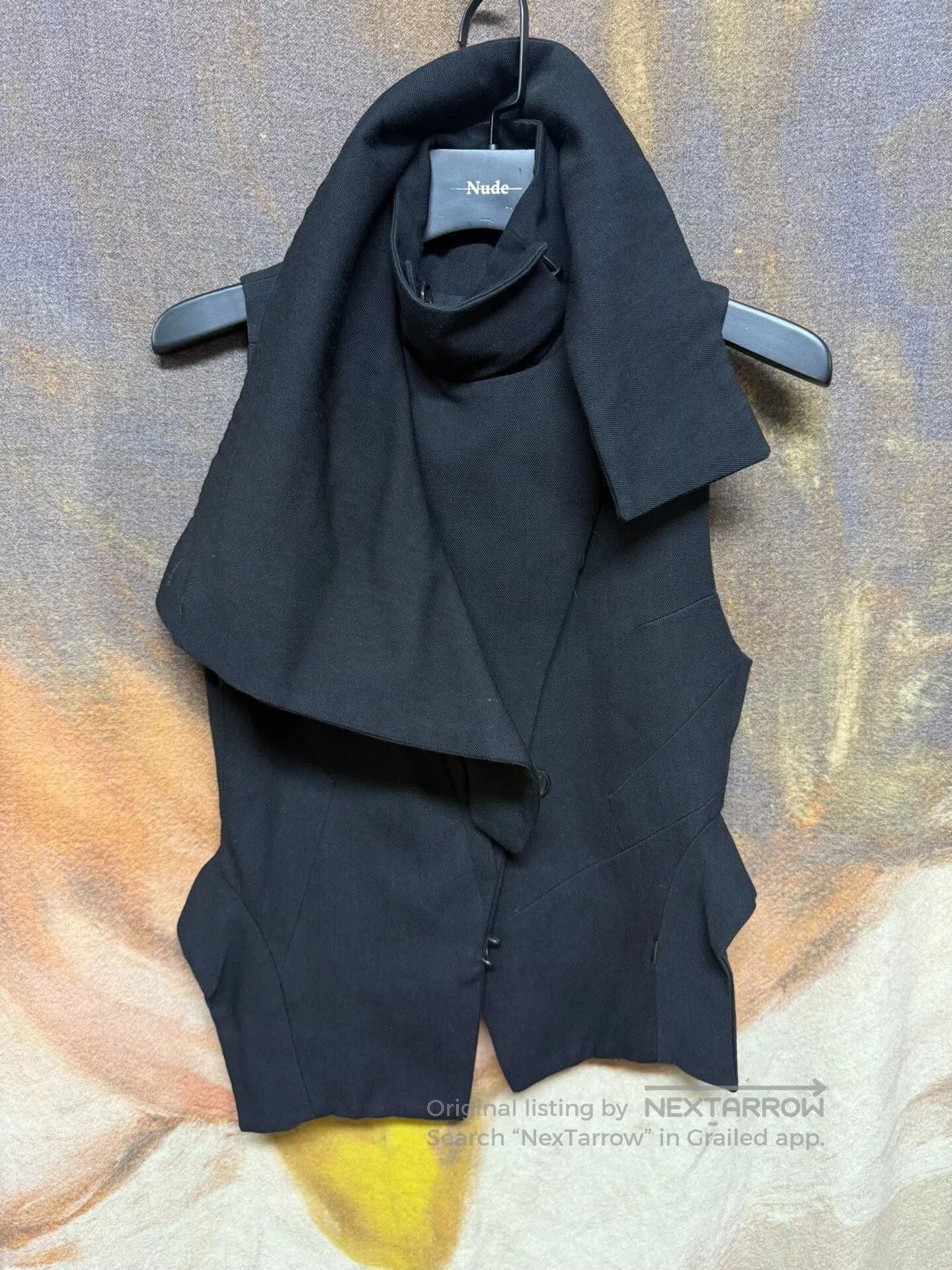 Ann Demeulemeester black layered wool vest by ann demeulemeester. Size XS / US 0-2 / IT 36-38 - 1 Thumbnail