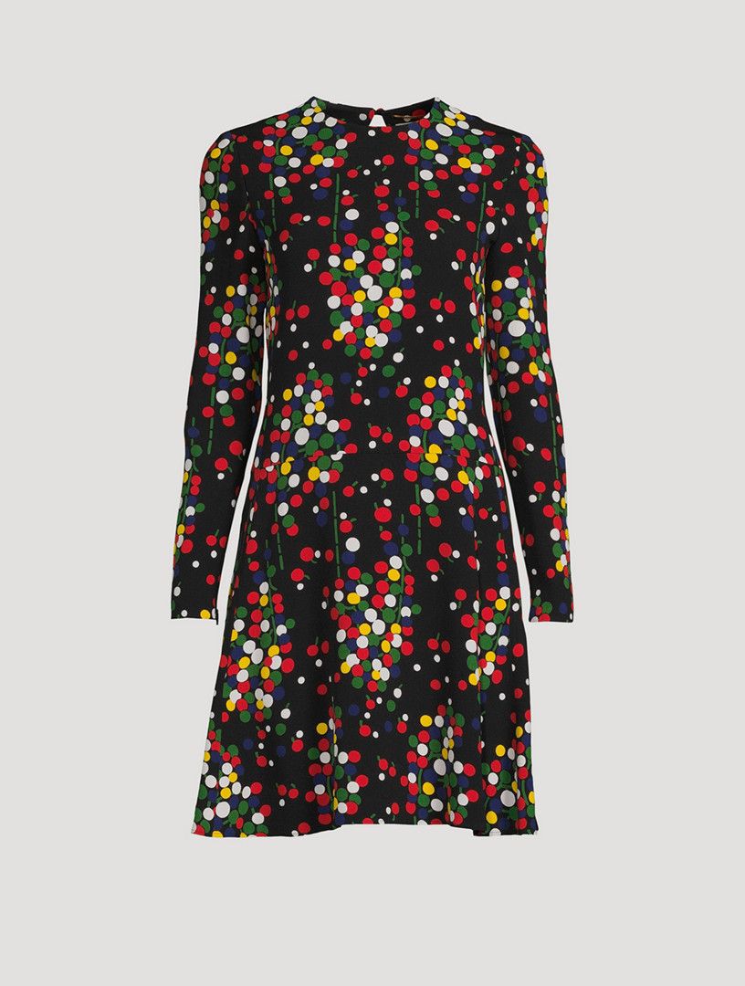 Saint Laurent Paris o1y0126 Mini Dress in Multicolor Size M / US 6-8 / IT 42-44 - 1 Thumbnail