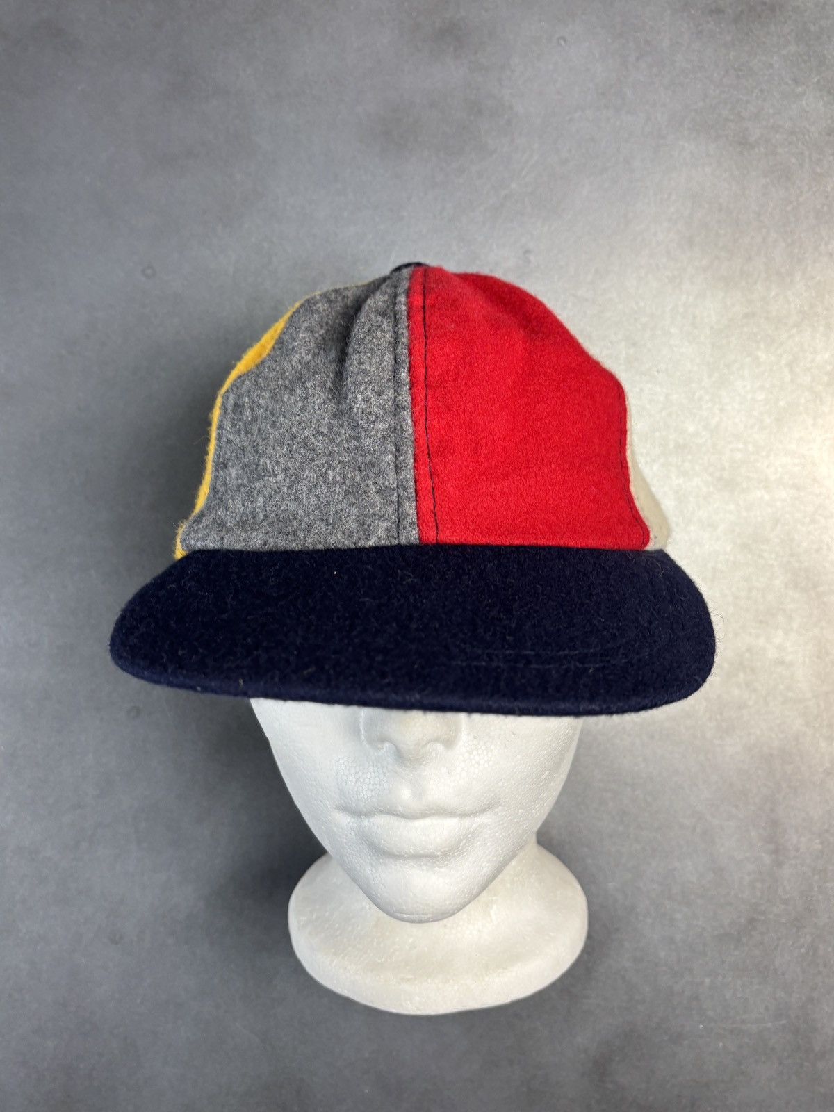 Gap × Vintage 1990s Vintage Wool Baseball Cap Bluenotes Colourblock Hat 90 Size ONE SIZE - 8 Thumbnail