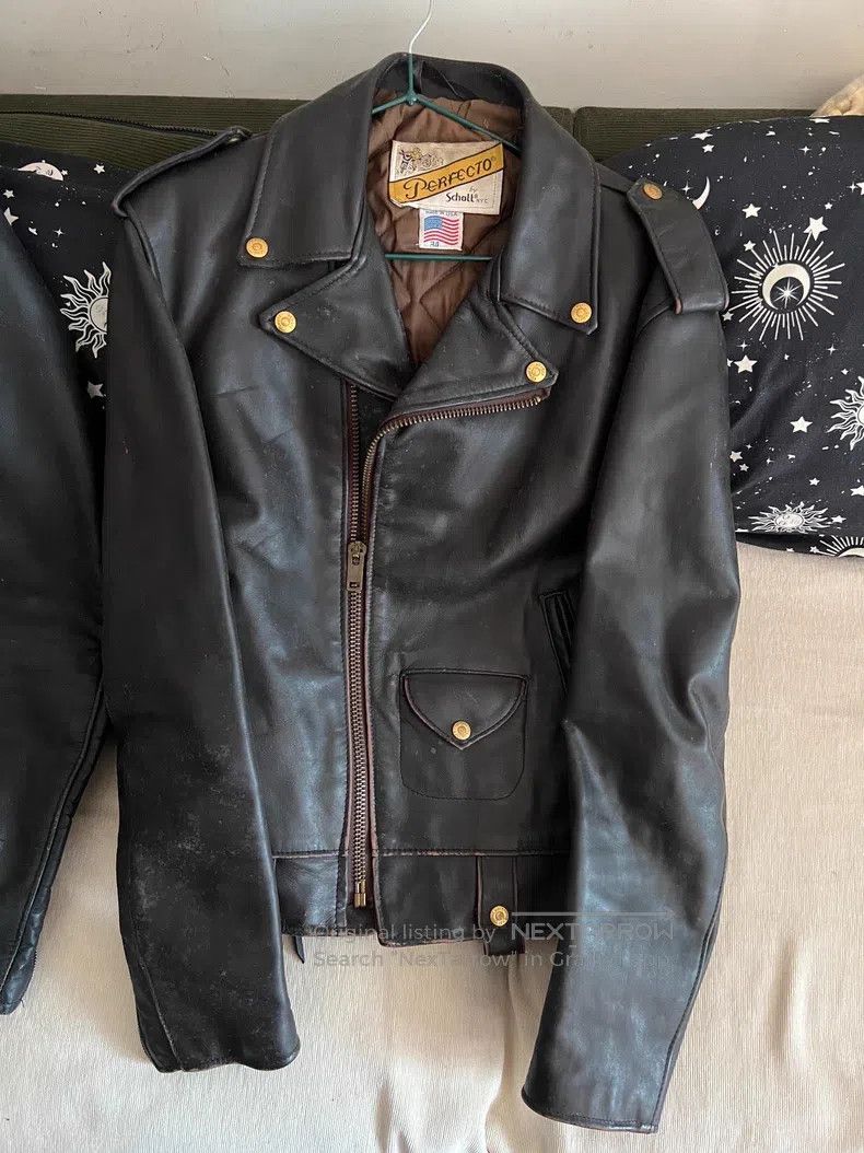 Schott Schott NYC 609 Black Leather Jacket Size US M / EU 48-50 / 2 - 3 Thumbnail