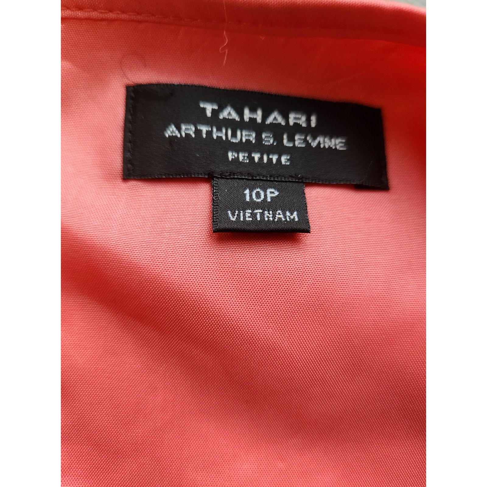 Elie Tahari NWOT Tahari Arthur S Levine Coral Dress Pink Floral 10P Size L / US 10 / IT 46 - 3 Thumbnail