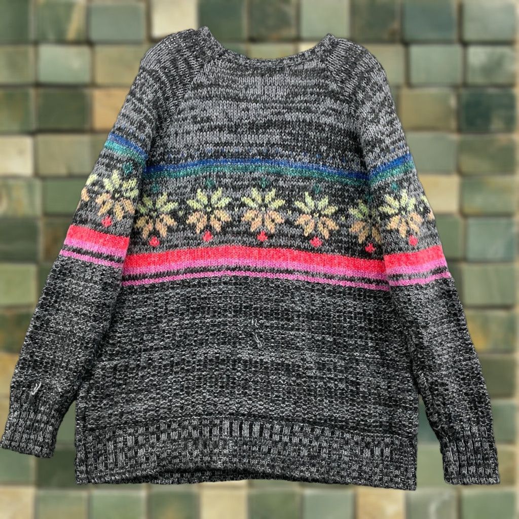 American Eagle Outfitters American Eagle Nordic Sweater Women's XL Wool Blend Grandpa Cabin Fisherman Y2k Size XL / US 12-14 / IT 48-50 - 1 Thumbnail