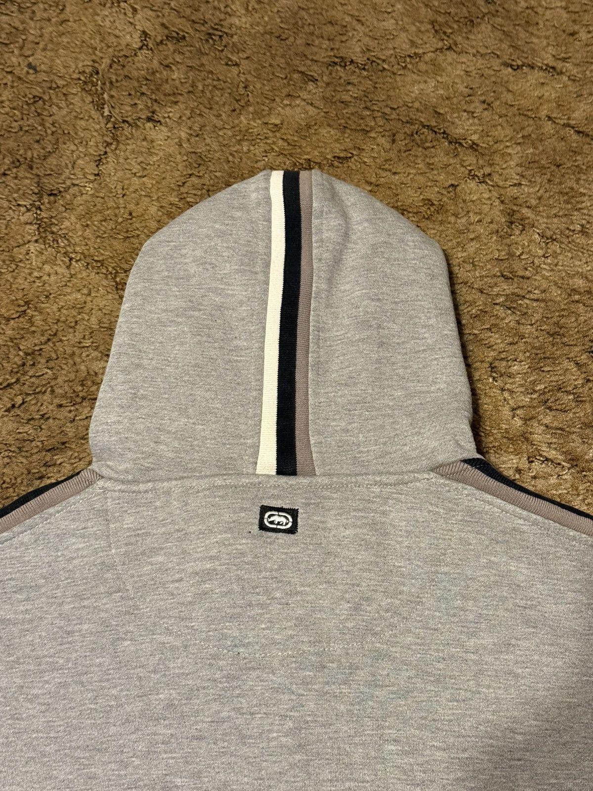Ecko Unltd. Vintage Y2K Ecko UNLTD Full Zip Up Hoodie Grey XLarge Size US XL / EU 56 / 4 - 11 Thumbnail