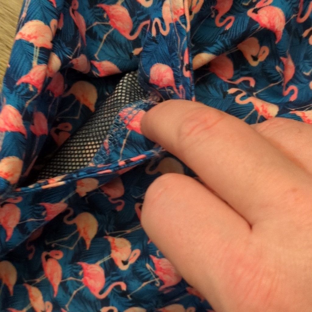 Jos. A. Bank Con.Struct By Jos. A. Banks Flamingo Swim Shorts Size Medium Size US 31 - 2 Thumbnail