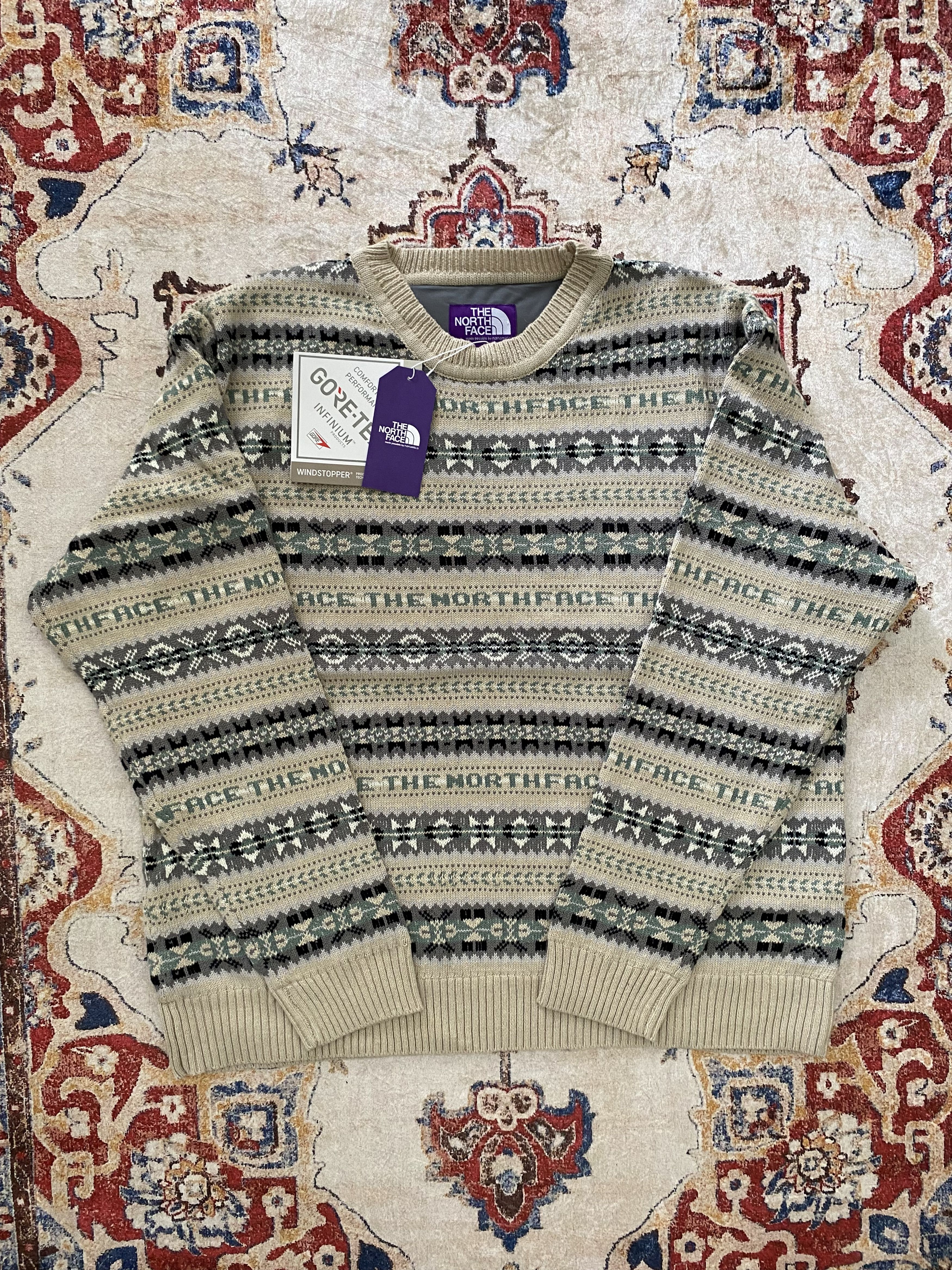 Nanamica × The North Face Purple Label The North Face Nanamica GORE-TEX Infinium Fair Isle Sweater Size US L / EU 52-54 / 3 - 2 Thumbnail