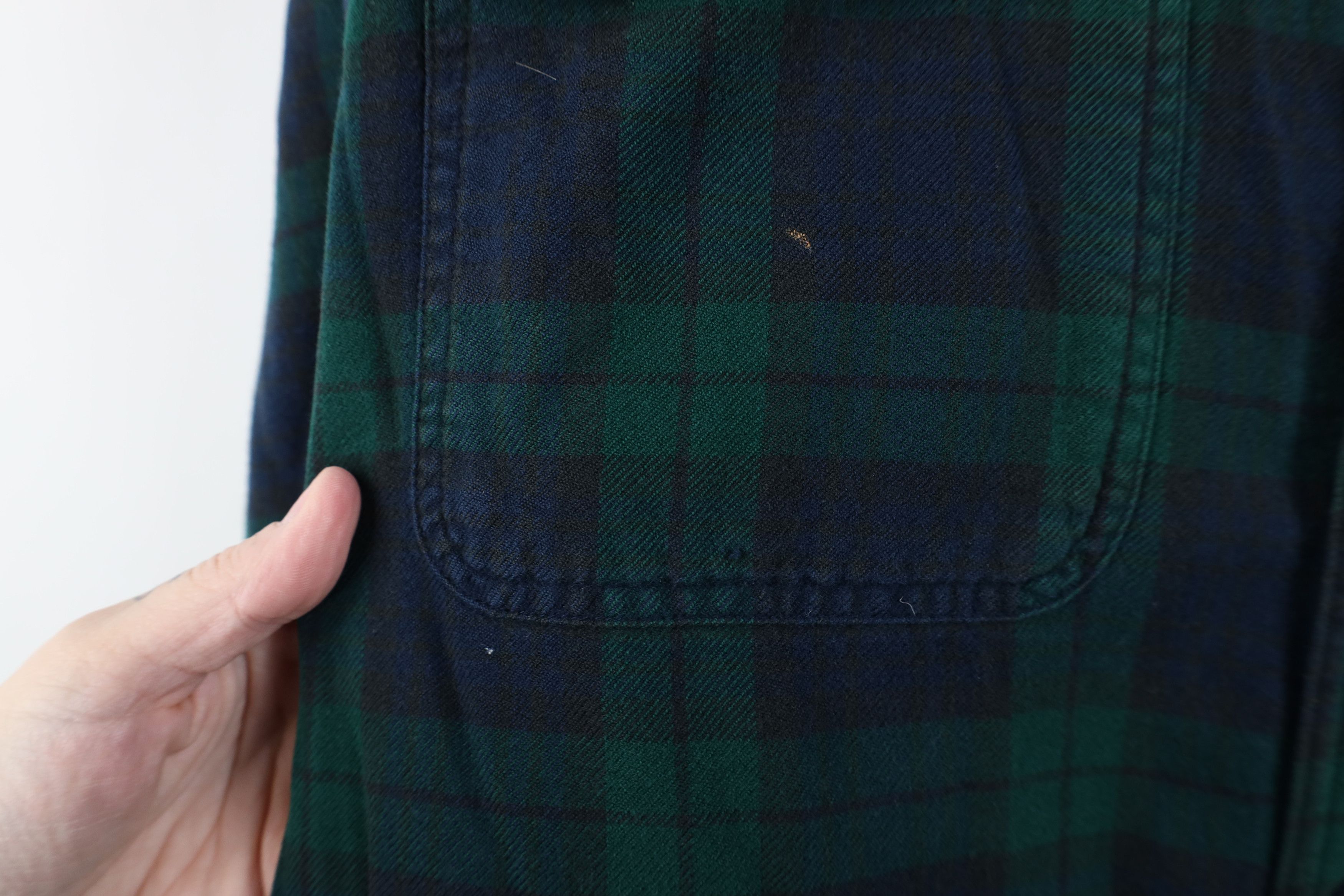 L.L. Bean Vintage LL Bean Fleece Lined Flannel Shirt Jacket Plaid Size US M / EU 48-50 / 2 - 6 Thumbnail