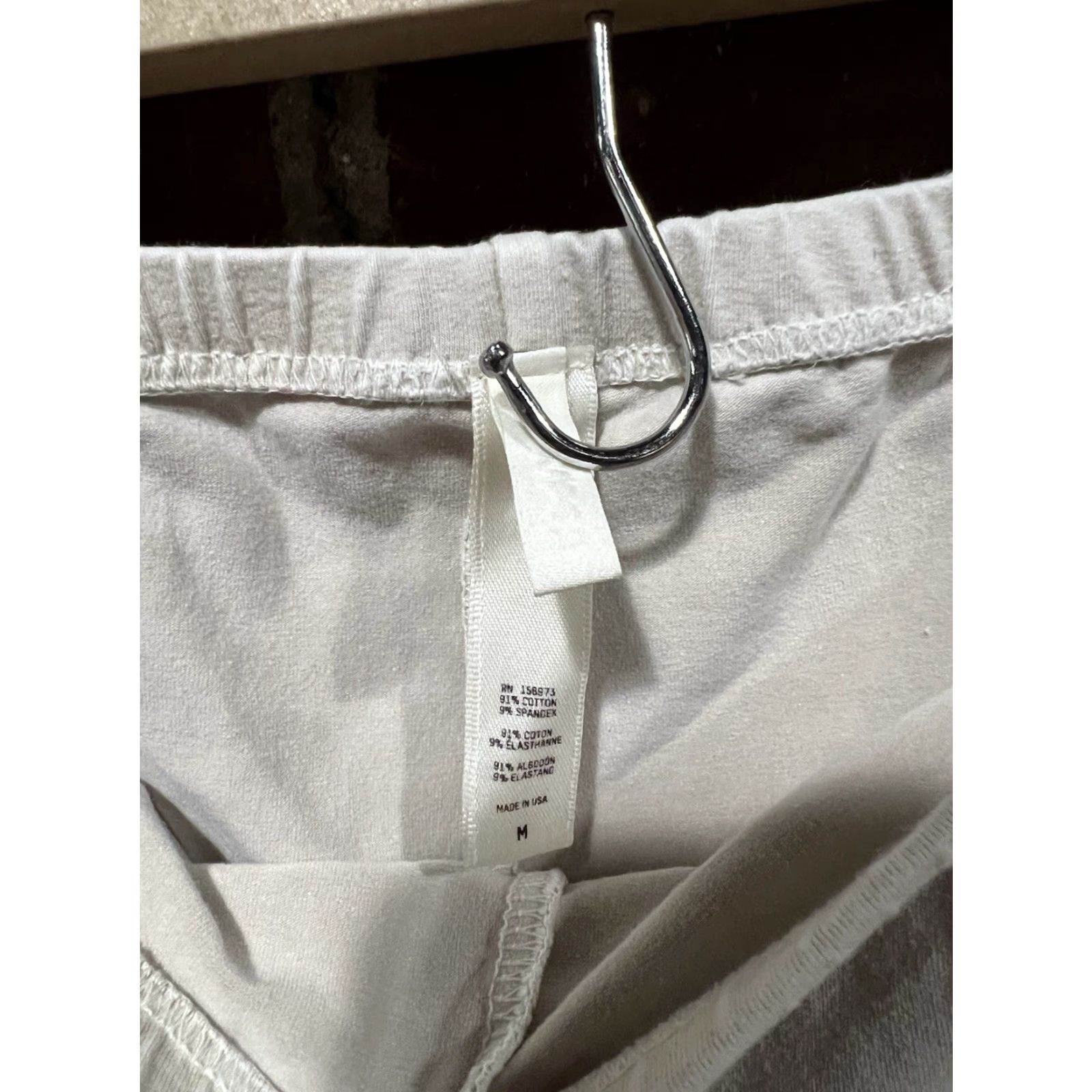 SKIMS Skims Leggings Cropped Stretch Ivory Size M Womens Size 32" / US 10 / IT 46 - 3 Thumbnail