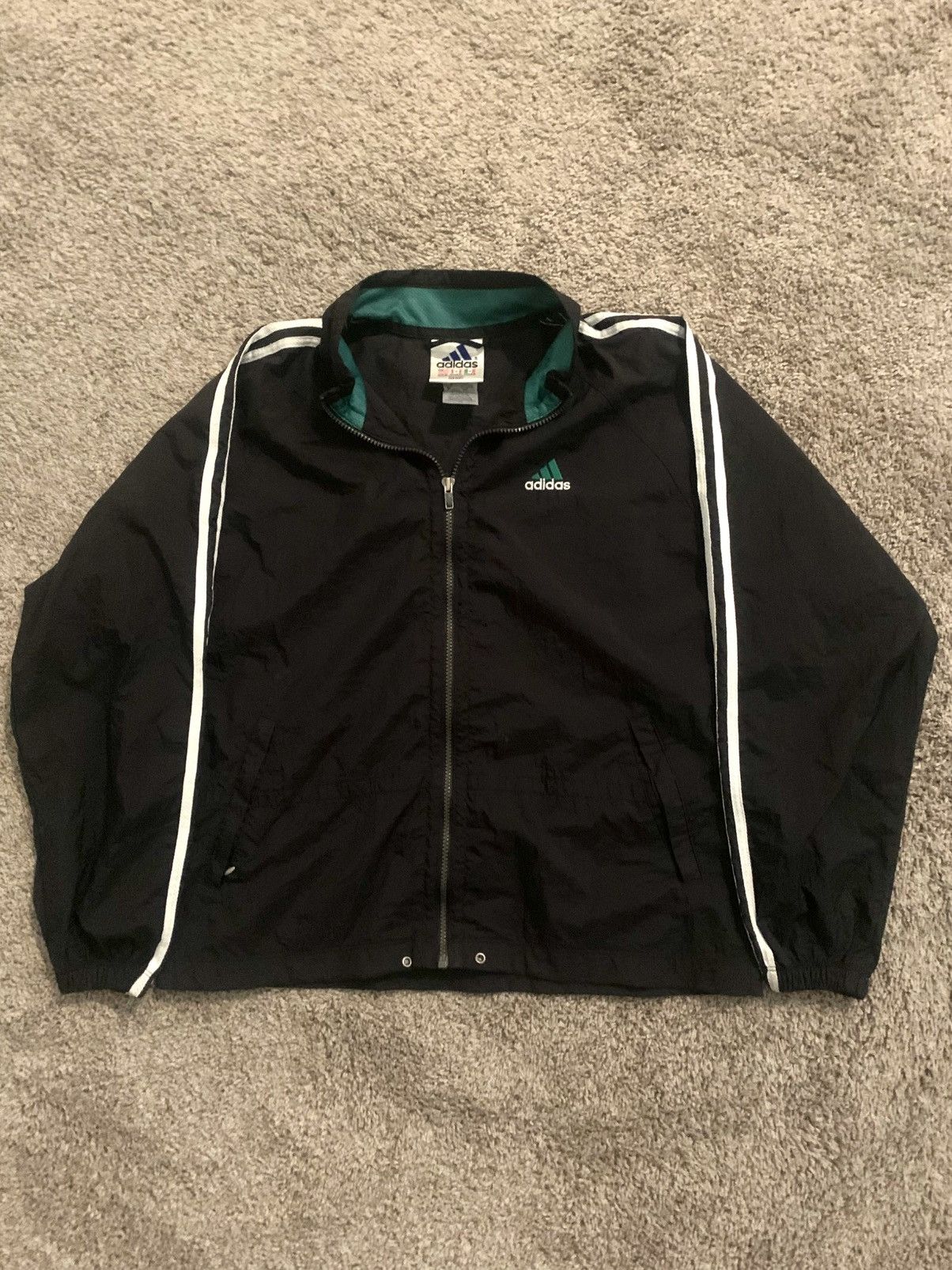 Adidas × Vintage Adidas Vintage 90s Full Zip Track Jacket Wind Breaker Size US M / EU 48-50 / 2 - 1 Thumbnail