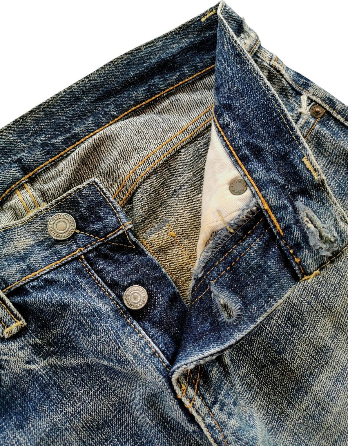 Eternal Vintage Eternal Distressed Flared Jeans 🔸Y143 Size US 30 / EU 46 - 10 Thumbnail