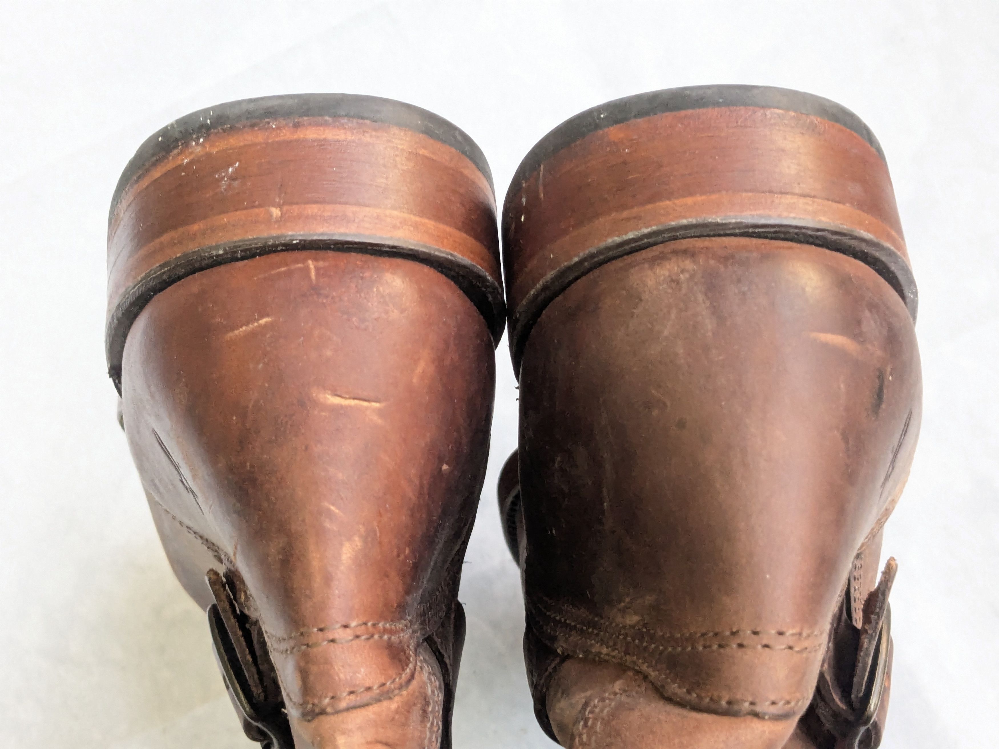 Frye Frye Engineer Boots Brown 12 D Leather Buckle Size US 12 / EU 45 - 12 Thumbnail