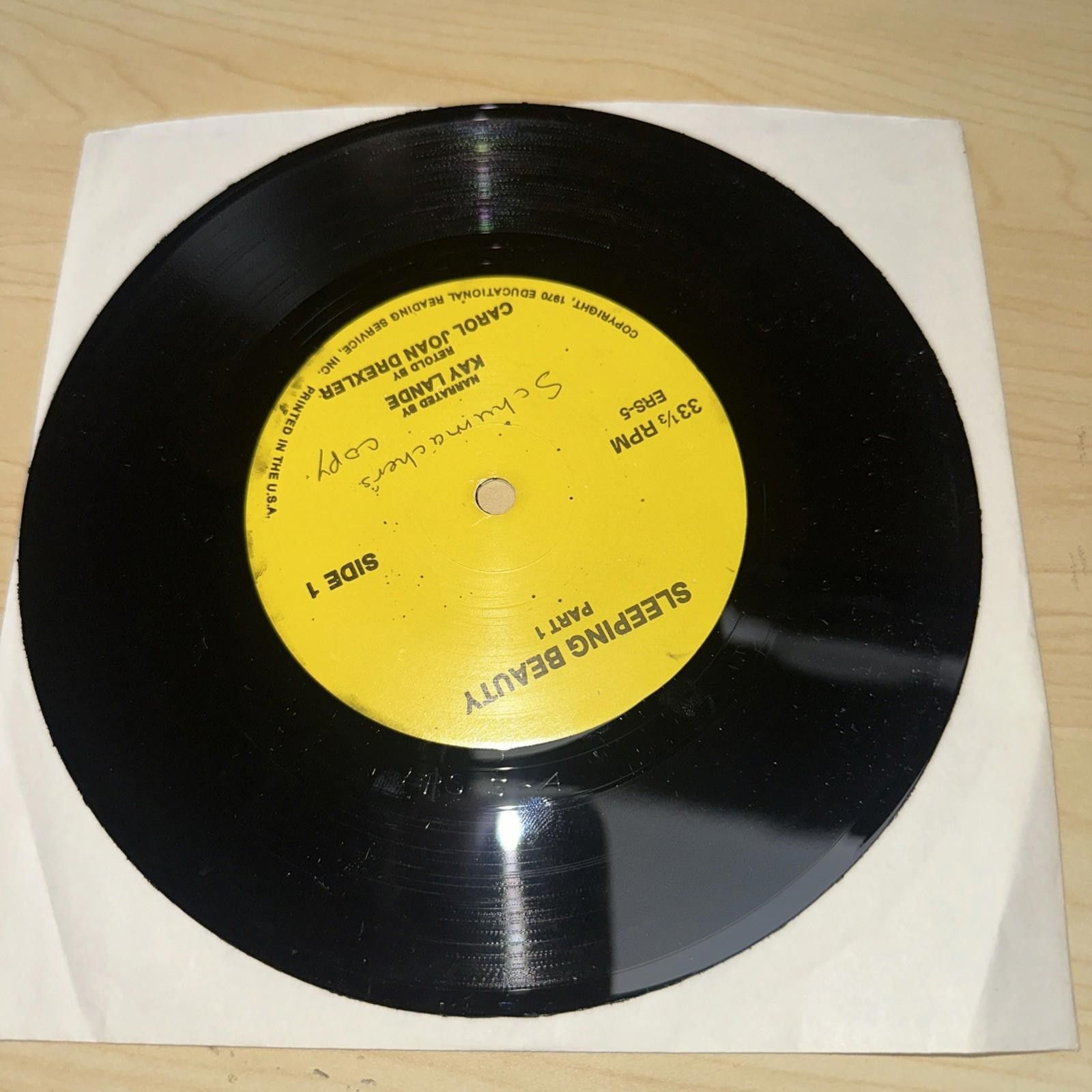 Other Sleeping Beauty Educational Reading Service Book & 45 RPM Size ONE SIZE - 8 Thumbnail