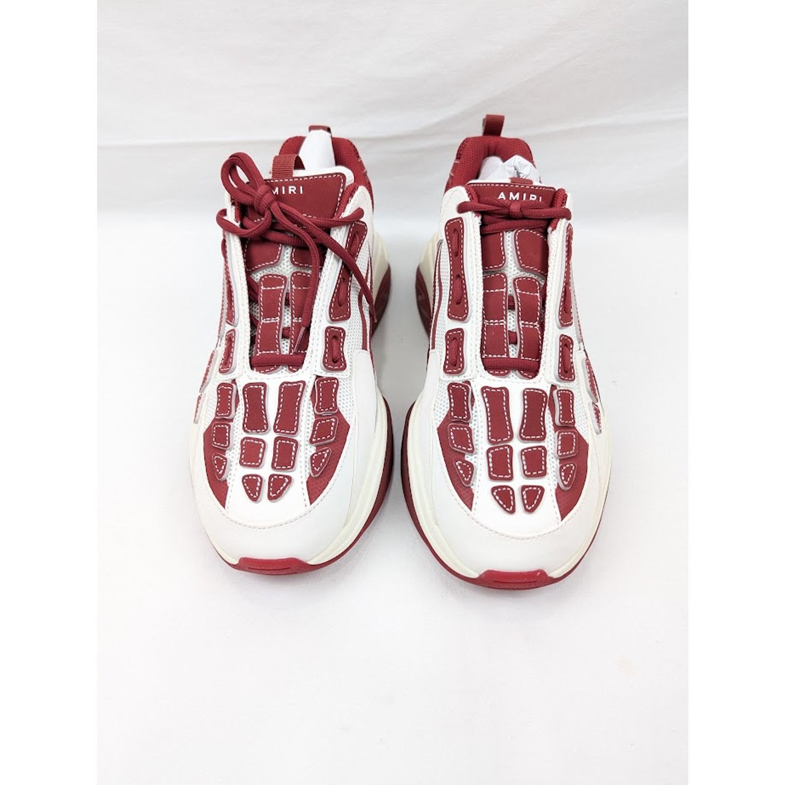 Amiri o1rshd1 Q:3 / Bone Runner in Cream/Red Size US 9 / EU 42 - 15 Thumbnail