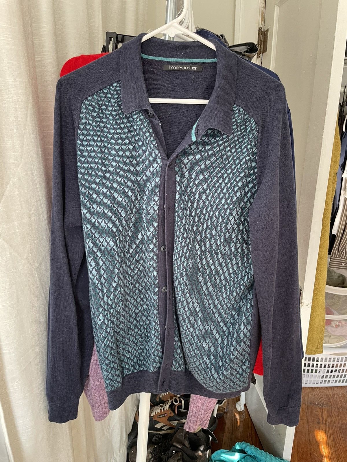 hannes roether Hannes Roether Avant Garde Button Sweater Size US L / EU 52-54 / 3 - 1 Preview