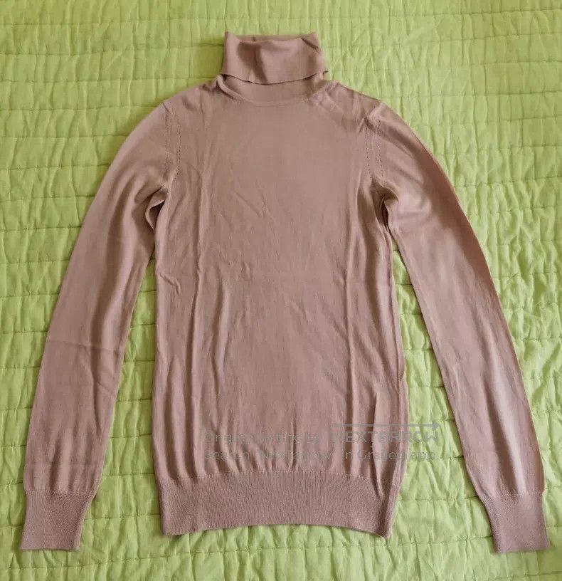 Loro Piana Loro Piana 100% cashmere high neck ribbed knit top Size XS / US 0-2 / IT 36-38 - 2 Thumbnail