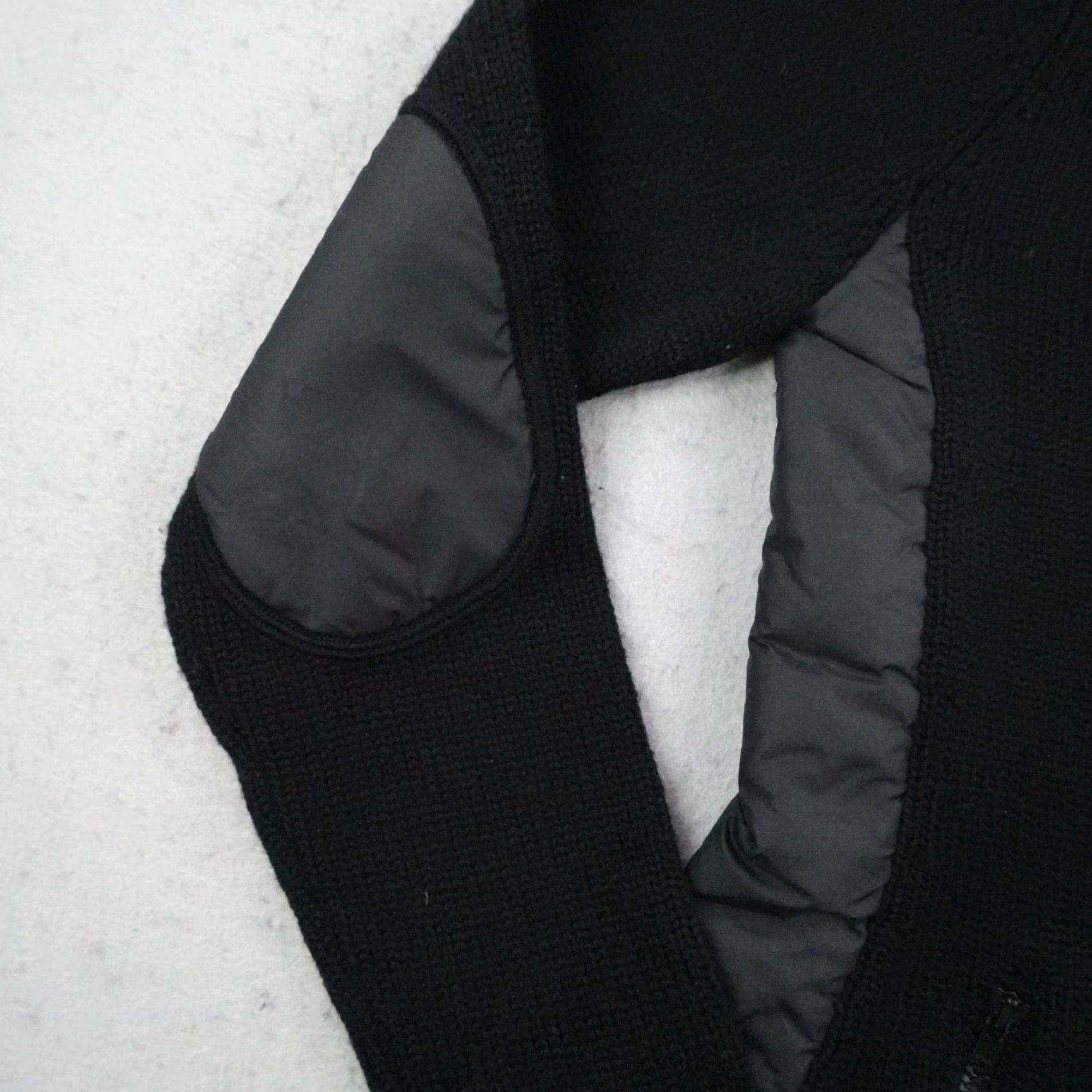 Eileen Fisher Eileen Fisher Jacket Womens Small Black Merino Wool Knit Quilted Hybrid Sweater Size S / US 4 / IT 40 - 6 Thumbnail