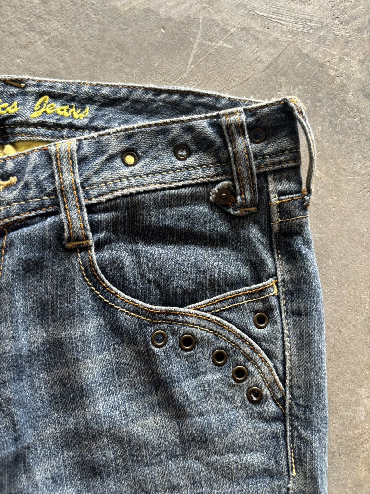 Hysteric Glamour sick flared daily topics japanese jeans punk grunge holes Size 29" - 8 Thumbnail