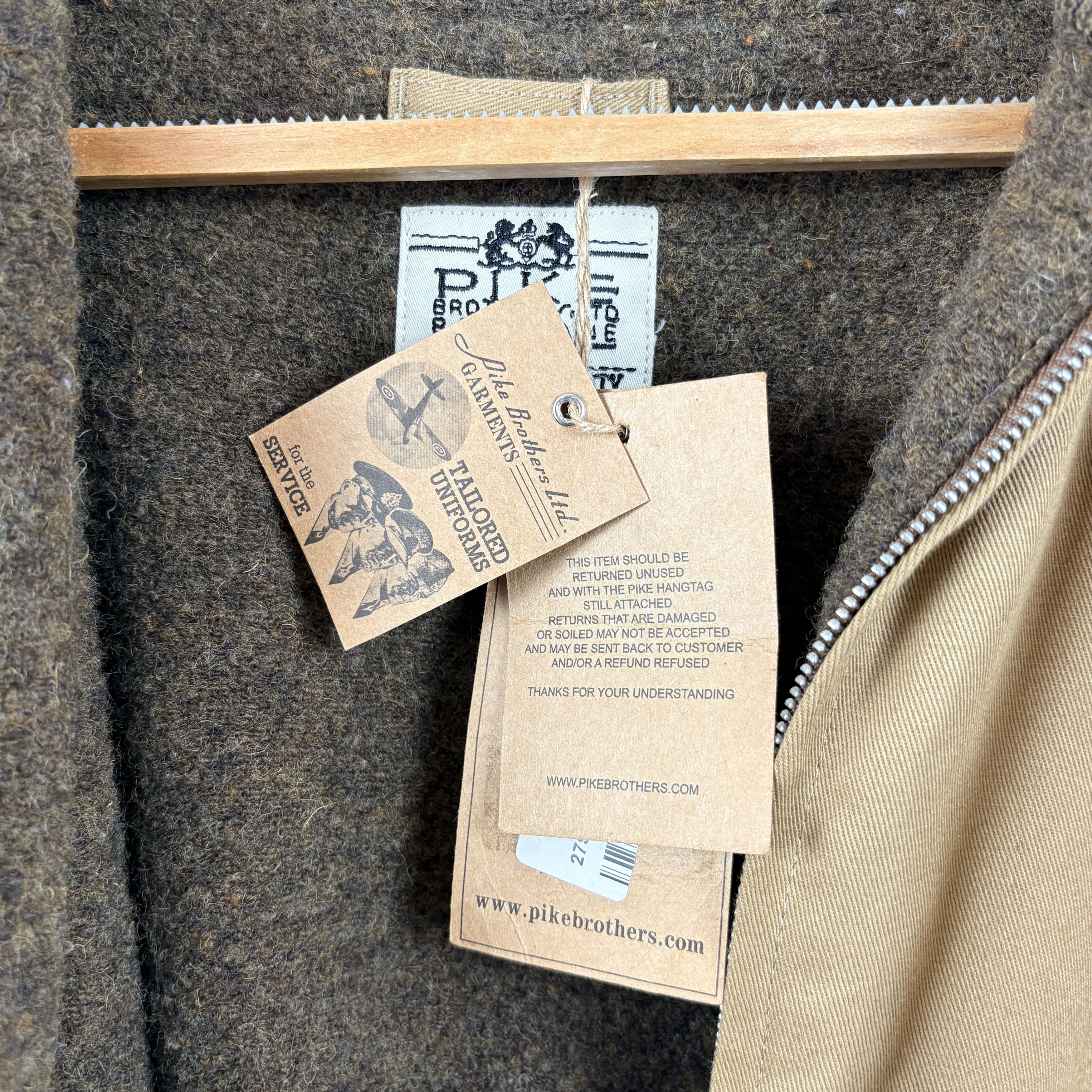 Pike Brothers Pike Brothers 1941 Tanker Jacket, Khaki NWT Size US XL / EU 56 / 4 - 3 Thumbnail