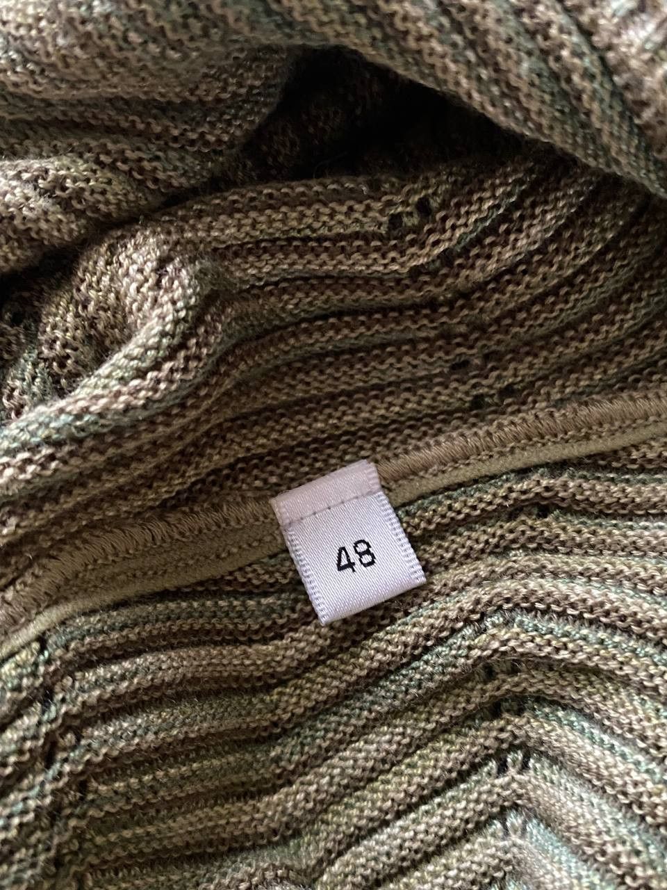 Armani Collezioni Armani Collezioni V-Neck Missoni Style Knit Sweater Size US M / EU 48-50 / 2 - 11 Thumbnail