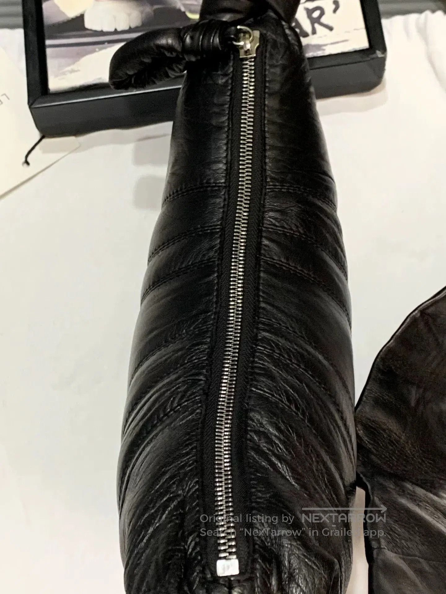 Lemaire Lemaire Black Sheepskin Small Horn Shoulder Bag. Size ONE SIZE - 5 Thumbnail