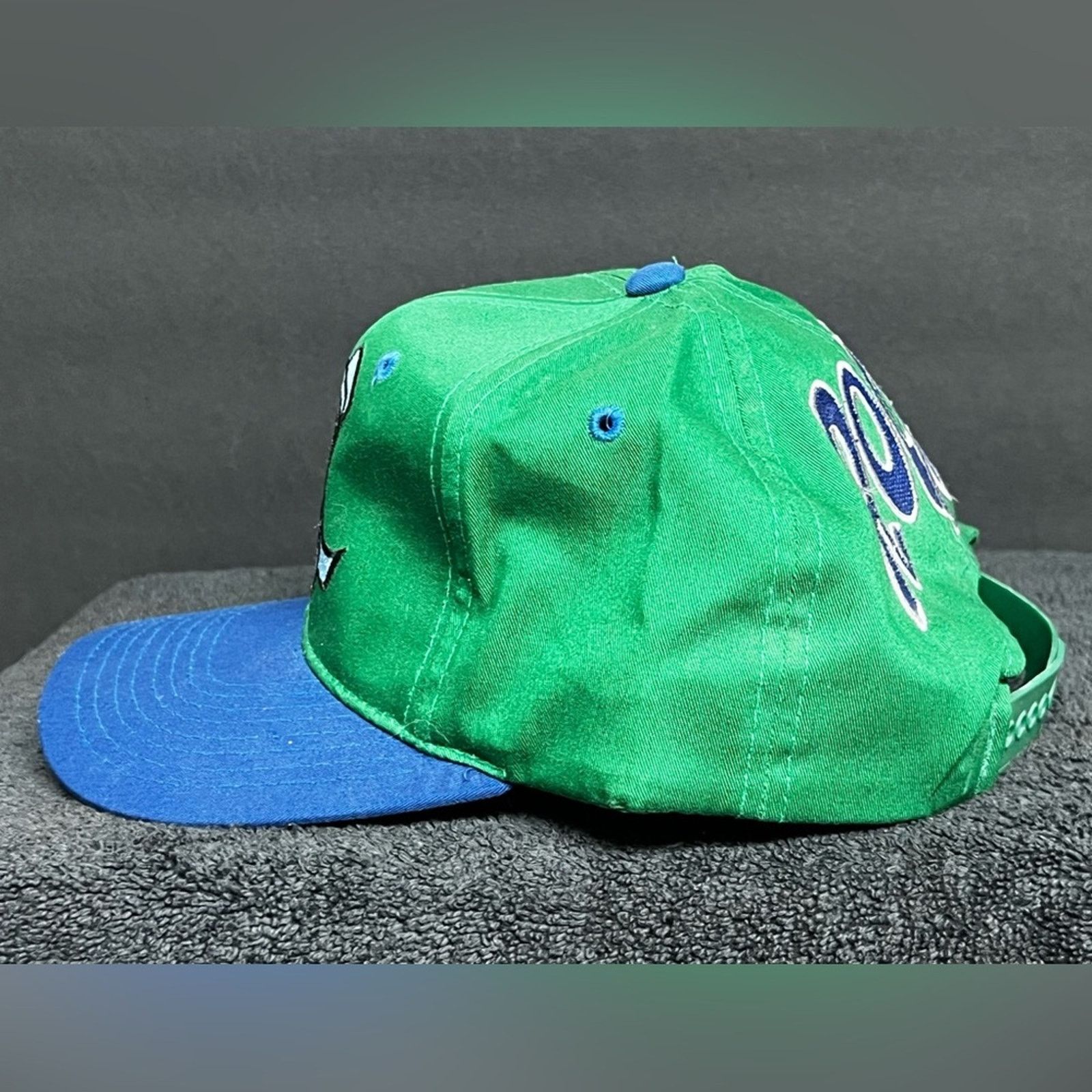 American Needle Vtg Rocky Bulwinkle Blockhead Snapback 90s Rare Toon Cartoon Size ONE SIZE - 4 Thumbnail