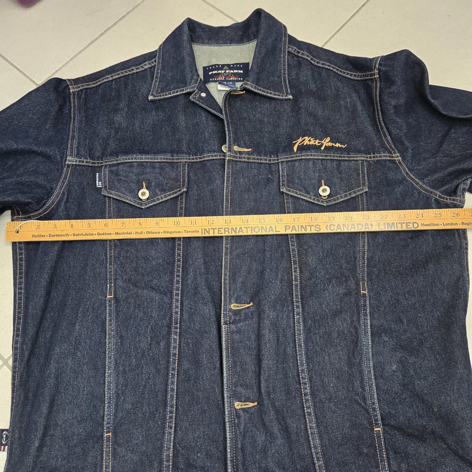 Phat Farm Phat Farm Denim Trucker Jacket Size US L / EU 52-54 / 3 - 7 Thumbnail