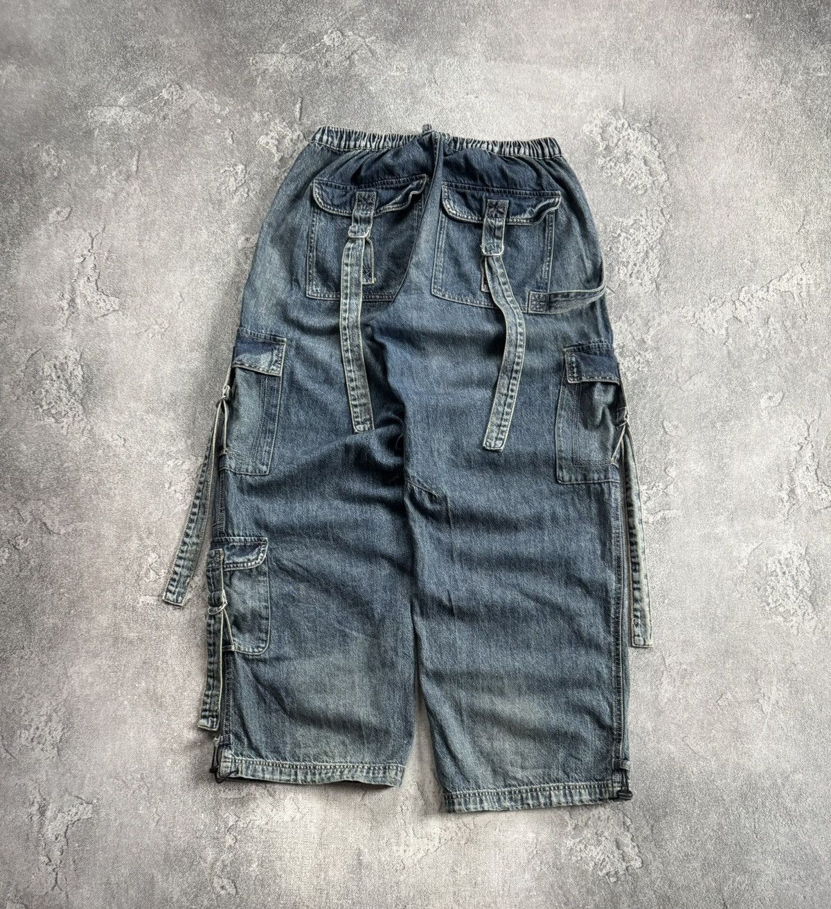 If Six Was Nine Retro 90s pants jeans baggy cargo trouser Multipocket L.G.B. Size 28" / US 6 / IT 42 - 6 Thumbnail