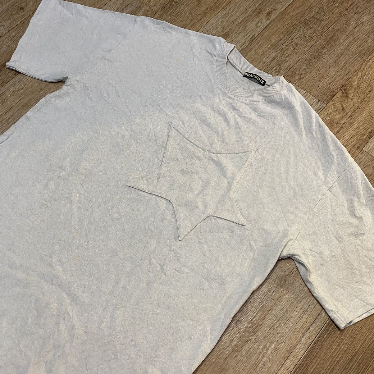 Issey Miyake 2000s Frapbois By Issey Miyake Sample Star Pocket T-Shirt Size US XXL / EU 58 / 5 - 2 Thumbnail