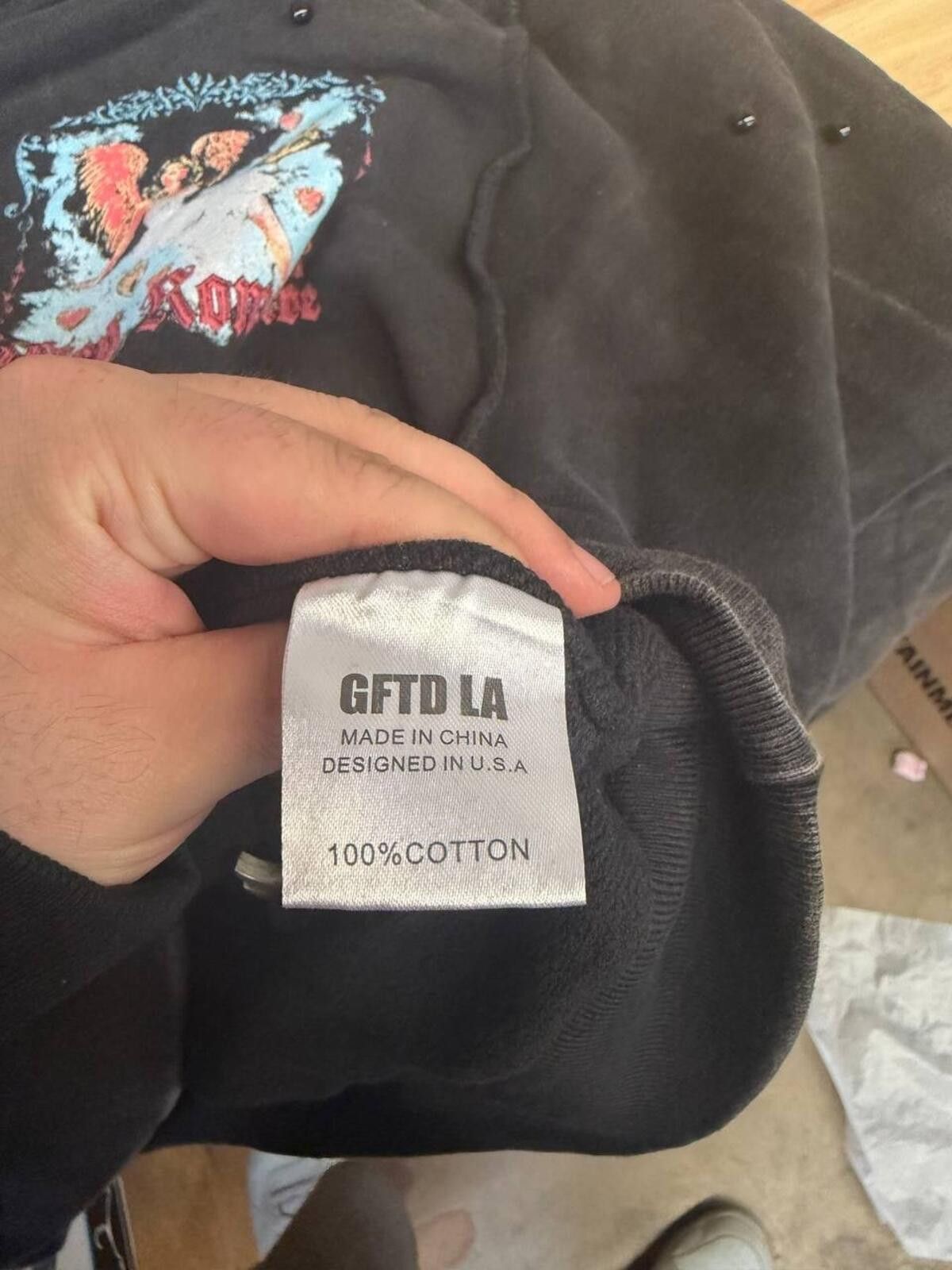 Other Gifted Romance Angel Hoodie 2X Streetwear Black Hoodie 2020s Size US XXL / EU 58 / 5 - 7 Thumbnail