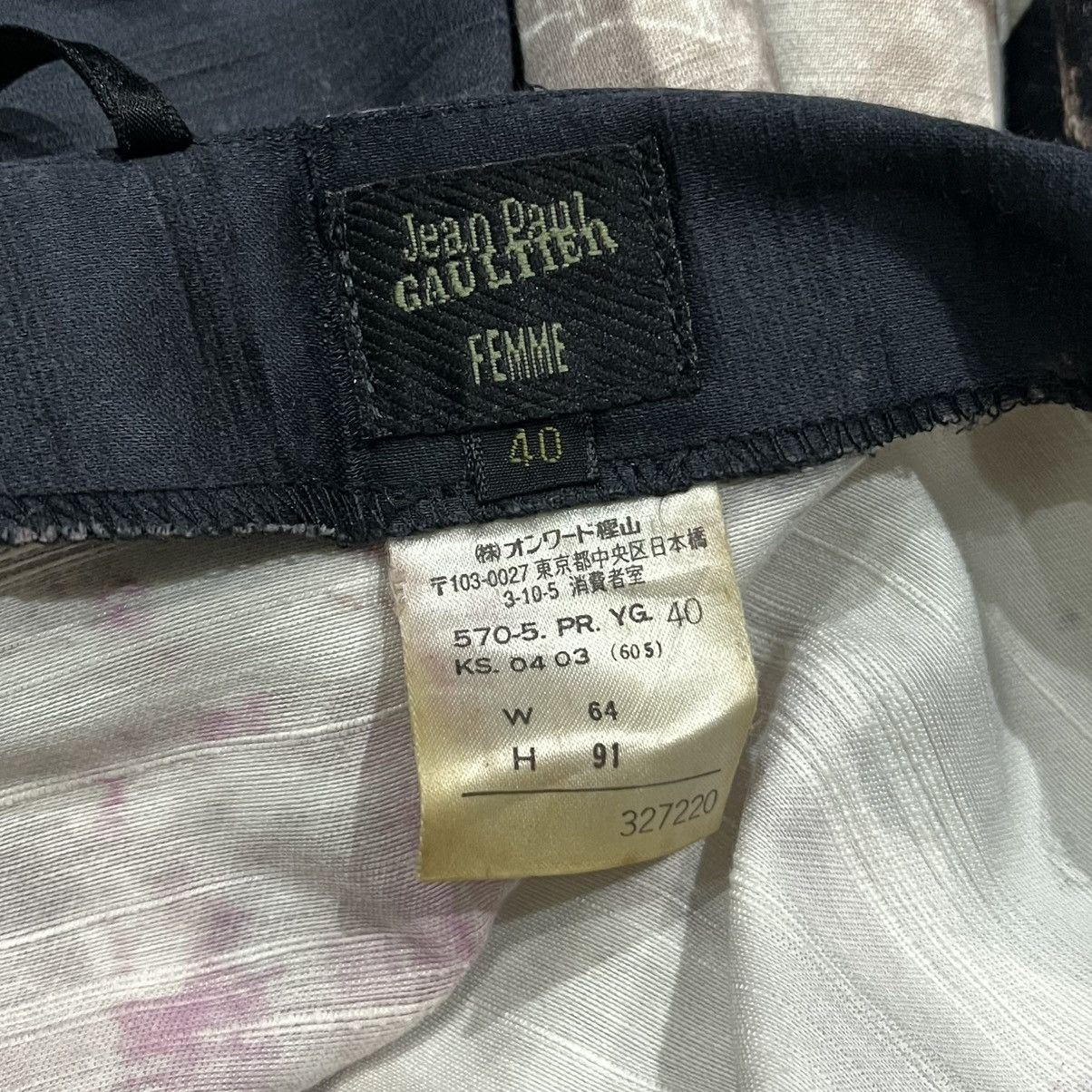 Jean Paul Gaultier Vintage Jean Paul Gaultier Femme Loose Pants Size 28" / US 6 / IT 42 - 7 Thumbnail