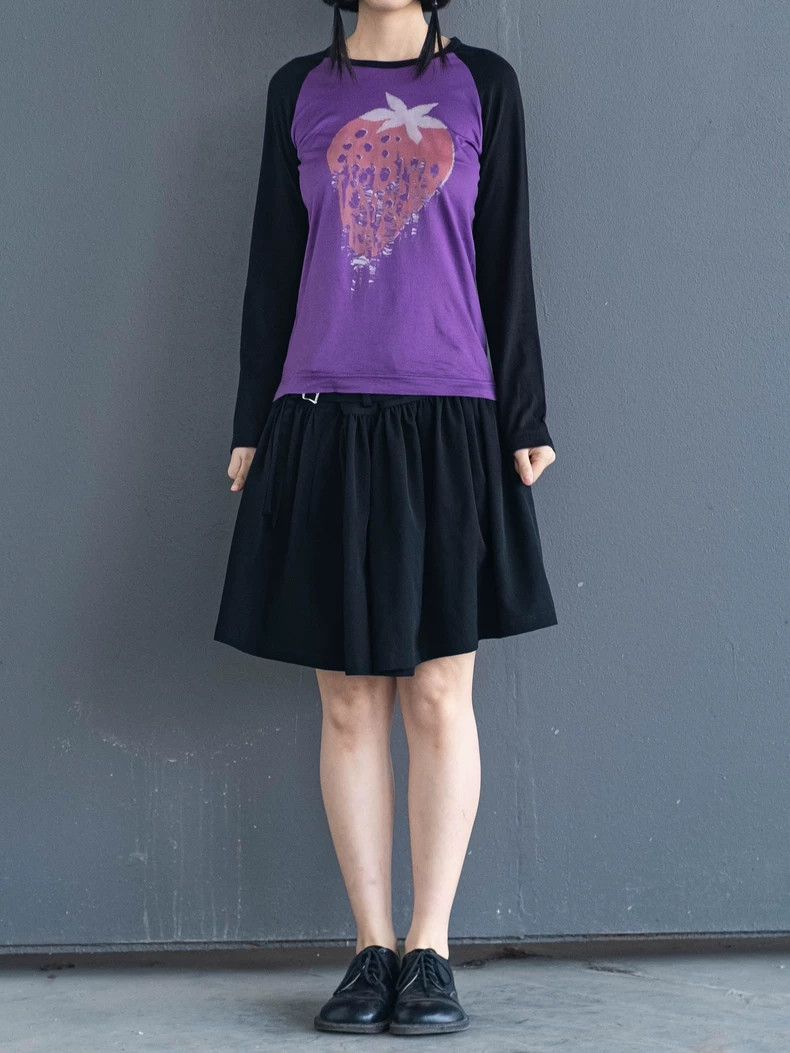 Comme des Garcons Comme Des Garcons Purple Ragged Strawberry Top Size S / US 4 / IT 40 - 1 Thumbnail