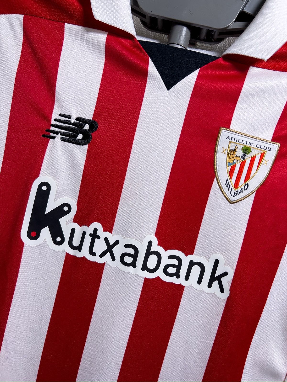 New Balance New Balance Athletic Bilbao 2017-2018 Home Jersey Size US XXS / EU 40 - 3 Thumbnail