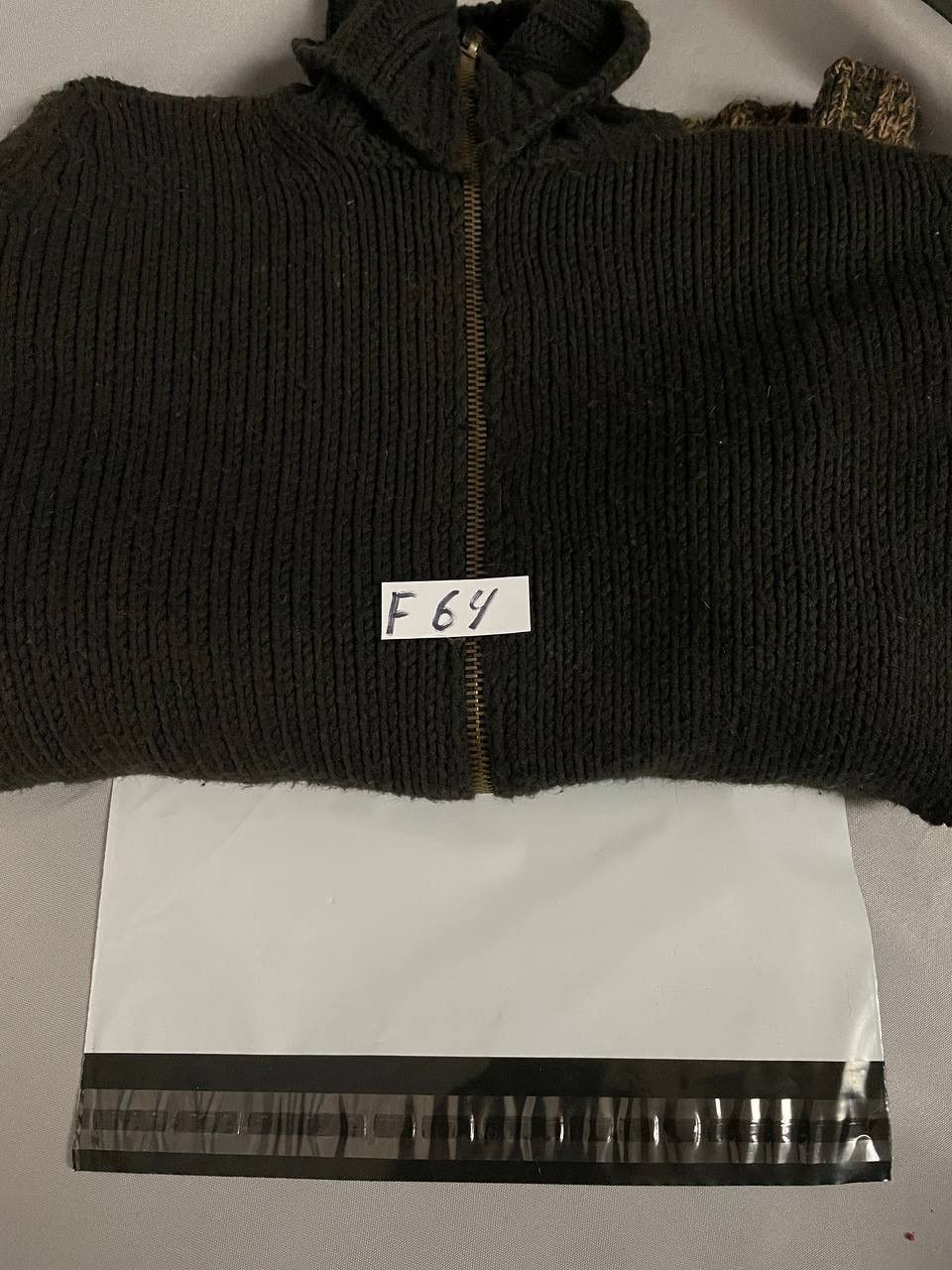 Dolce & Gabbana Dolce&Gabbana Sweater Brown Zip Wool Size US XL / EU 56 / 4 - 12 Thumbnail
