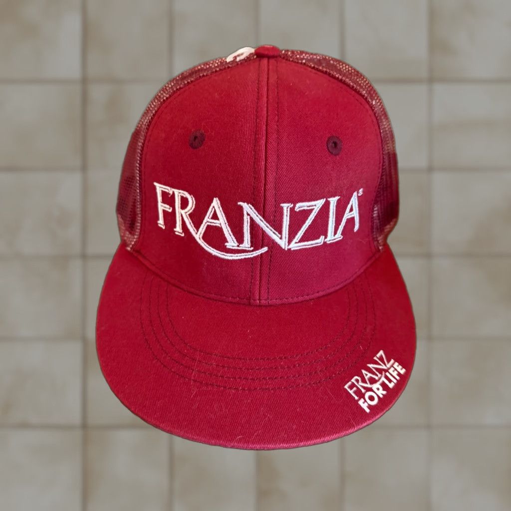 Alife VINTAGE Franzia Trucker Hat Franz for Life Red Men Adjustable Hat - Franzia, Trucker, Red, NWOT, Men Size ONE SIZE - 1 Thumbnail