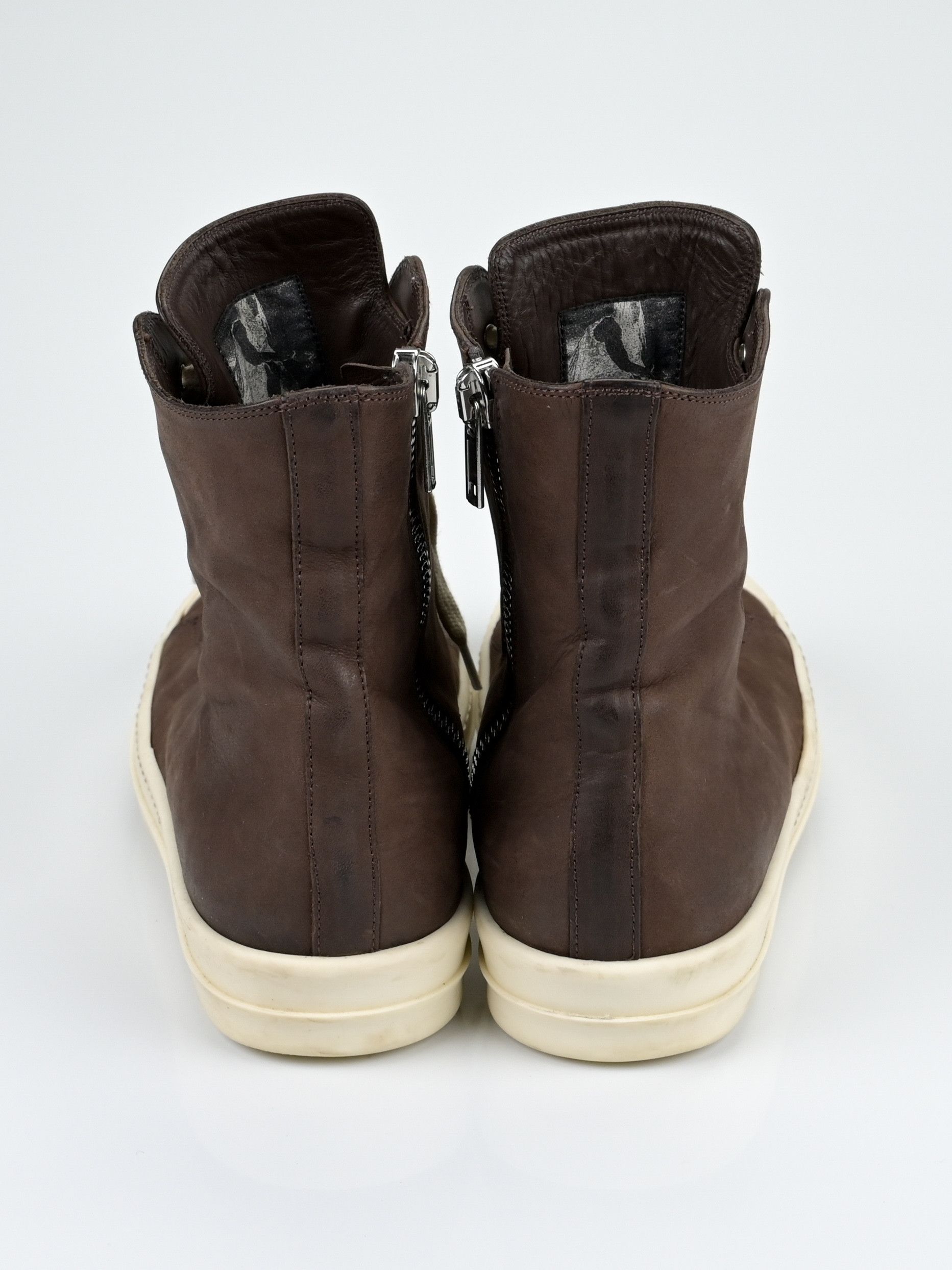Rick Owens Mainline Leather High Top Ramones Size US 10 / EU 43 - 7 Thumbnail