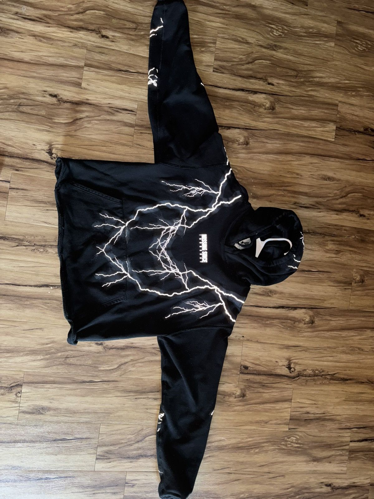 Missing Since Thursday Black and White Lightning Hoodie Size US L / EU 52-54 / 3 - 2 Thumbnail